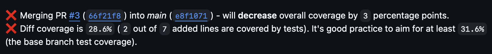 A screen capture showing an example of summary sentences.